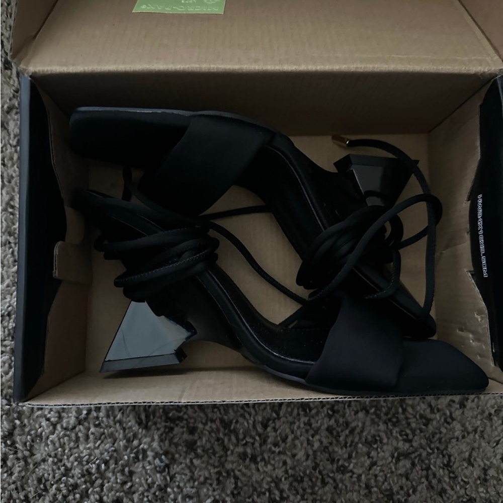 Fashion Nova Valentina Lace Up 4in Heels